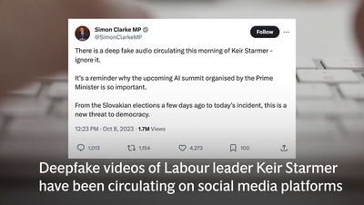 Deepfakes warning after false video emerges of Keir Starmer during Labour conference