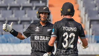 ODI World Cup: New Zealand ride on Will Young, Rachin Ravindra, Tom Latham fifties to score 322/7