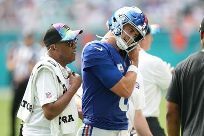 Giants allowing a historic amount of pressure on quarterbacks