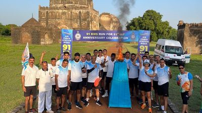 IAF organises marathon in Bidar to mark 91st anniversary
