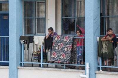 Thousands of Gaza residents take refuge in UN schools from Israel air raids