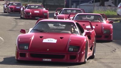 Dear God, 30 F40s Blasted Through Italy For Ferrari's First Legacy Tour