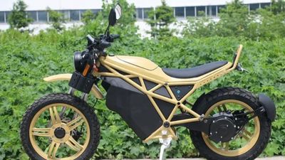 Earth Eagle KL4500 Electric Motorcycle Breaks Cover In China