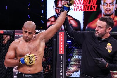 Referee Blake Grice: Slim Trabelsi’s finish at Bellator 300 was ‘fairly textbook’ – even though it confused Davion Franklin