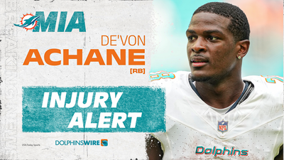 Dolphins RB De’Von Achane being evaluated for knee injury