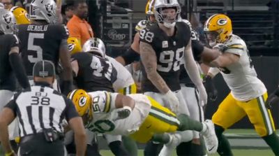 Packers Offensive Lineman's Oscar-Worthy Flop Had NFL Fans in Hysterics