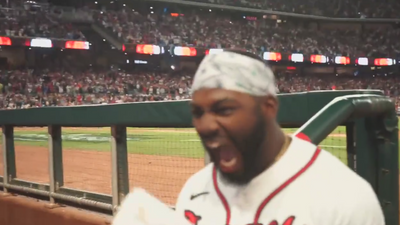Michael Harris screaming in joy after Austin Riley’s HR will give you chills