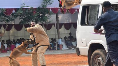 35 canines, 54 handlers graduate from Mangalagiri Canine Training Centre
