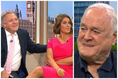 ‘Will you shut up?’ John Cleese snaps at Ed Balls during Good Morning Britain interview