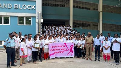 CMC organises walkathon to create awareness on breast cancer