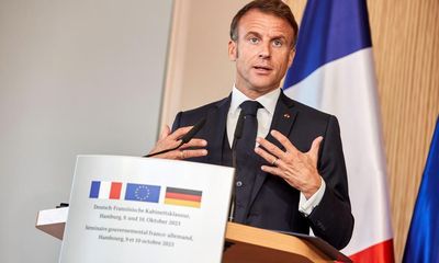 Macron denounces ‘odious blackmail’ as Hamas threatens to kill some hostages