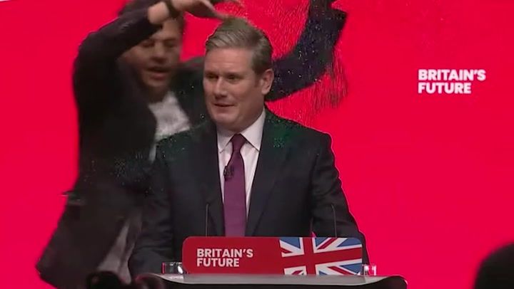 Assault Arrest After Keir Starmer Covered In Glitter 