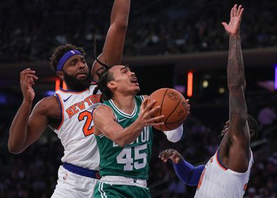 Boston’s Dalano Banton relished his preseason opportunity vs the New York Knicks