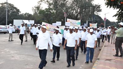 Walkathon with the theme, Integrity - A way of life, in Hubballi