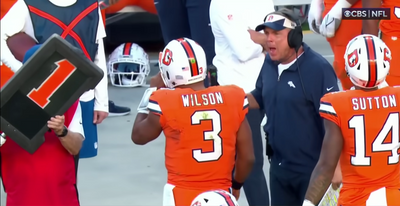 Broncos coach Sean Payton downplays yelling at Russell Wilson on sideline
