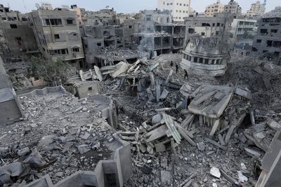 Unprecedented Israeli bombardment lays waste to upscale Rimal, the beating heart of Gaza City