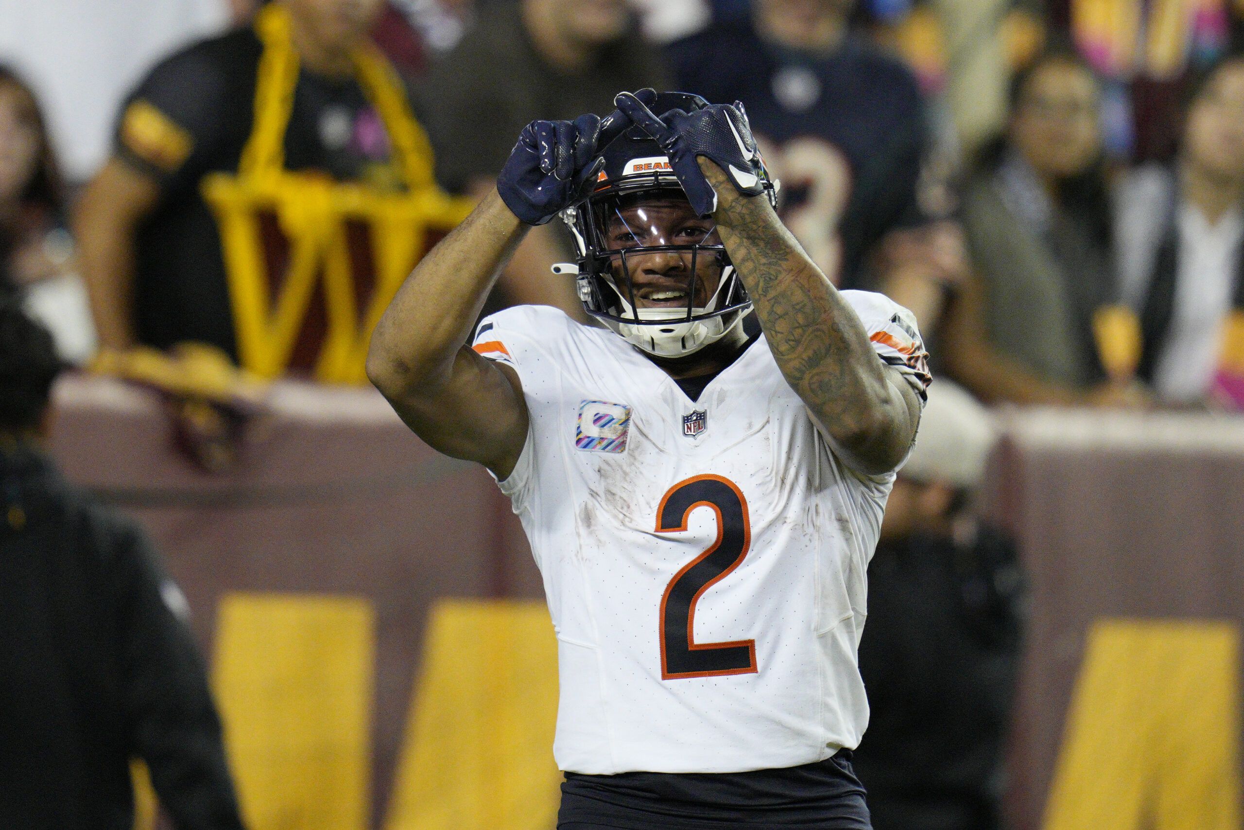 Bears WR DJ Moore has fifthmost receiving yards…