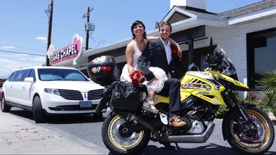 These RTW Travelers Rode Almost 29,000 Miles To Get Married In Vegas