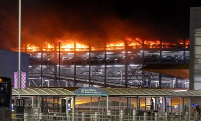 Luton airport reopens after huge car park fire grounded all flights