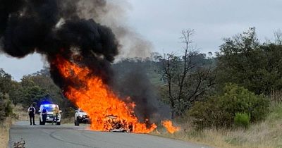 Stolen car lit on fire near Eaglehawk