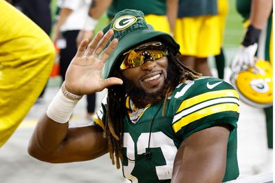 Packers hold out RB Aaron Jones vs. Raiders but hopeful he will play vs. Broncos