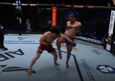 DWCS 66 video: Lucas Rocha blasts opponent with knee for comeback knockout