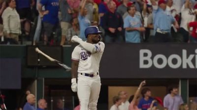 Adolis García's Three-Run Home Run in ALDS Is Even Sweeter With Just Stadium Sounds