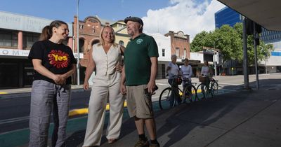 Lanes go from two to one for Hunter Street cycleway extension