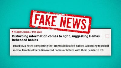Western media fell for ‘Hamas beheaded babies’. Did Indian media report it too?