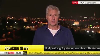 Sky News criticised after Holly Willoughby’s exit announced from Jerusalem