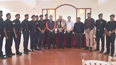 NDRF team given farewell in Kodagu