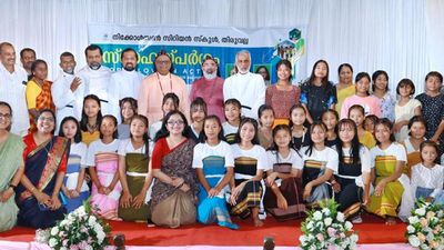 Girls from riot-hit Manipur joins school in Thiruvalla