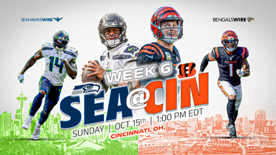 TV map, game day info for Week 6 matchup between Seahawks, Bengals