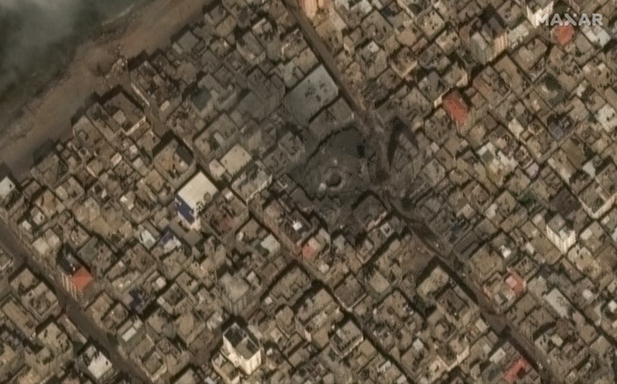 Satellite images show deadly destruction of Gaza after…