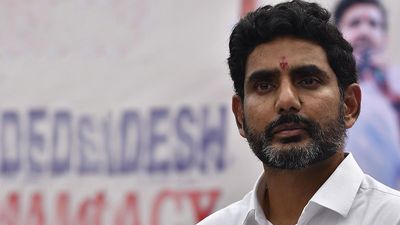 My father is suffering from dehydration in Rajamahendravaram prison, says Lokesh