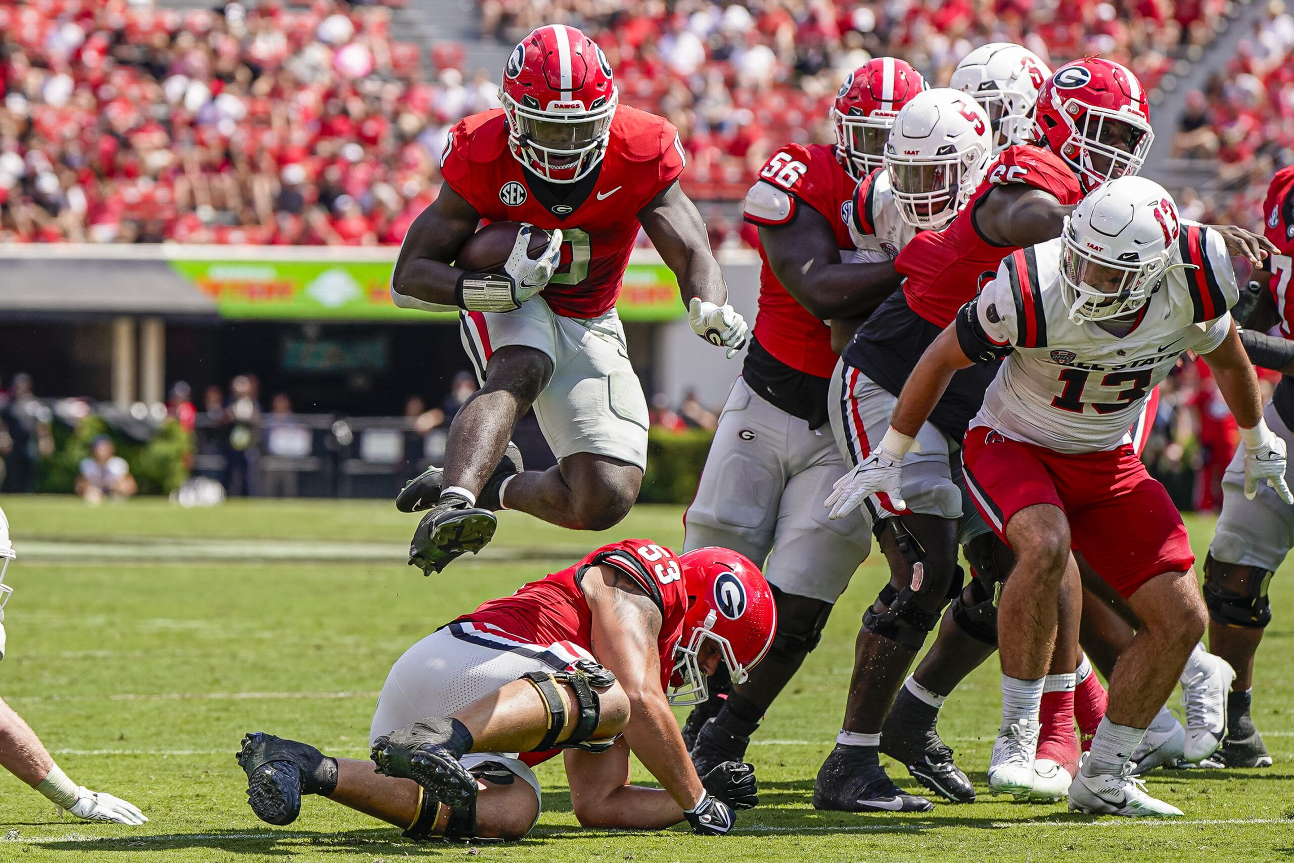 Injury update on UGA football running back Roderick…