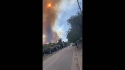 Dozens flee raging Argentina wildfires ‘started by man making coffee’