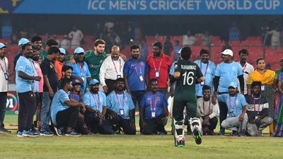 HCA ground staff get a pat on their back from Pak players