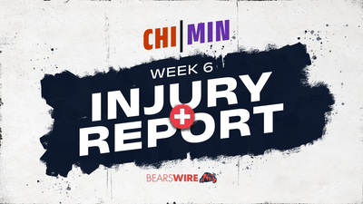 Bears Week 6 injury report: Long injury list for Wednesday’s practice