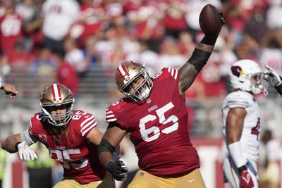 49ers Week 6 practice report: LG Aaron Banks limited with shoulder injury