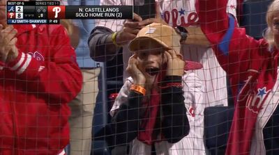 Phillies’ Nick Castellanos’s Son Liam Had the Best Reaction to His Dad’s Second Home Run vs. Braves