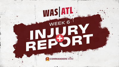 Commanders vs. Falcons Week 6 injury report for Wednesday