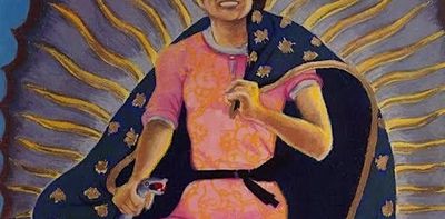 How Chicana women artists have often used the figure of the Virgin of Guadalupe for political messages