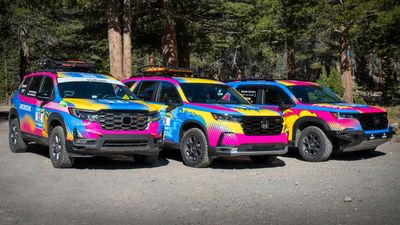 Honda Is Racing Colorful Passport And Pilot Trailsports At Rebelle Rally