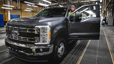 UAW Strike Halts Ford F-Series Super Duty Production At Company's Largest Plant