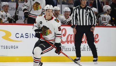 Blackhawks’ Kevin Korchinski stays ‘composed’ through first two NHL games