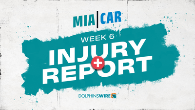 Dolphins-Panthers Thursday injury report ahead of Week 6