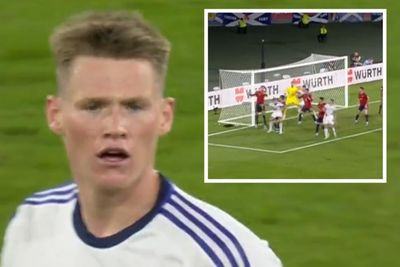 Watch as Scott McTominay Spain vs Scotland goal controversially ruled out