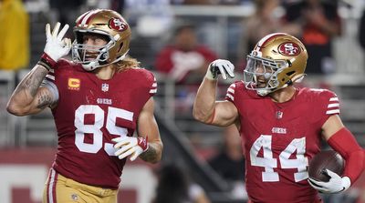 George Kittle Had Brash Message for NFL About Possible Fine for His NSFW Cowboys T-Shirt