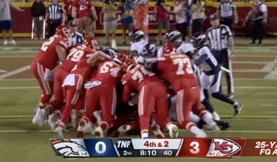 Here’s why the Chiefs ran a fake FG quarterback sneak without Patrick Mahomes